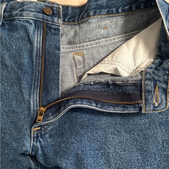 Carhartt Men's Size 34x34 Denim Blue Jeans Relaxed Fit Med Wash Loose Workwear - Picture 8 of 11